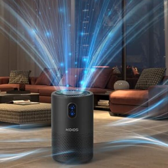 KOIOS Air Purifier For Home Large Bedroom Black - Picture 2 of 12